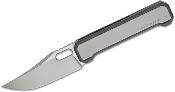 NOCMT3008 NOC Knives MT-30 – Couteau Pliant Frame Lock | Lame Clip Point M390 | Manche Acier/Titane - Livraison Gratuite