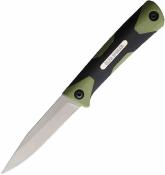OWBCK1OD OLFA WORKS SANGA | Couteau Bushcraft Fixe | Lame Inox 13Cr | Manche Beige | Étui Made Japan - Livraison Gratuite