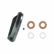 QS130V2G2 Couteau QSP Penguin V2 Lame Sheepfoot Acier D2 Manche G10 Jade Sécurité Liner Lock  - Livraison Gratuite