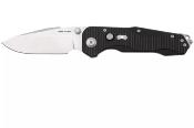 RS7911SB Real Steel Evolution Ironclad – Couteau Drop Point Frame Lock | Lame Drop Point D2 | Manche G10 Black  - Livraison Gratuite