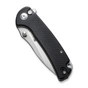 S230321 Couteau Sencut Pulsewave Black Lame Acier 9Cr18MoV Satin IKBS - Livraison Gratuite