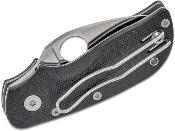 COUTEAU Spyderco Chicago G-10 Acier CTS-BD1 Plaquettes G10 SC130GP Couteau cran d'arrêt - LIVRAISON GRATUITE