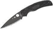 SC244SBBK Couteau Spyderco Native Chief Lightweight Lame Acier CTS-BD1N Serr Black Made USA - Livraison Gratuite