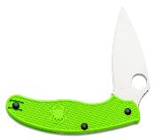 SC94PGR Couteau Spyderco UK Penknife Salt Green Lame Acier LC200N Slipjoint Made USA - Livraison Gratuite