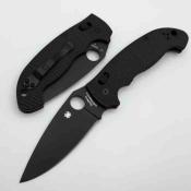 SC95GMCBKP2 Spyderco Manix 2 XL Salt – Couteau pliant Ball Bearing Lock Lame Acier CPM MagnaCut Black Manche Black G10 USA - Livraison Gratuite