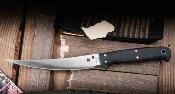 SCFB52GP Spyderco Shelter Cove  Couteau Lame Acier 8Cr17MoV Satin | Manche G10 Noir | Housse Cuir | Livraison Gratuite