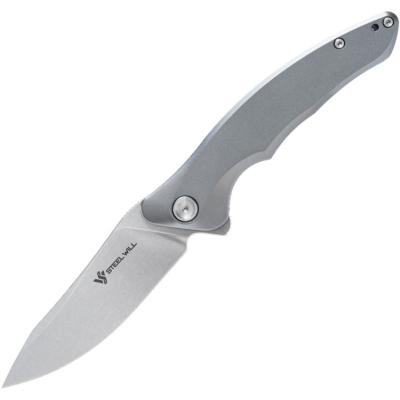 SMGF4427 Couteau Pliant Steel Will Spica Lame Acier 154CM Manche Aluminium Argenté Linerlock - Livraison Gratuite