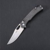 SRM9203MB Couteau SRM Knives 9203 MB Ambi Lock Jeans Micarta Lame Acier 10Cr15CoMoV - Livraison Gratuite