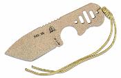 Couteau TOPS FDX 66 Lame Tanto Acier Carbone 1095 Etui Cuir Made In USA TPFDX66 - Free Shipping