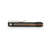 VOSA5101 Couteau Pliant Vosteed Corgi V V Lame Acier 154CM Manche Alu Noir Vanchor Lock - Livraison Gratuite