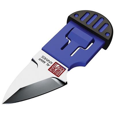 AMK1001BKBLBL Lot de 2 Couteau de Cou Al Mar Stinger Keyring Blue Acier D2 - Livraison Gratuite