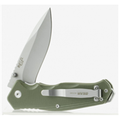 Couteau Bear Edge Sideliner OD Green Manche G-10 Lame Acier 440C Linerlock Made In USA BC61102 - Free Shipping