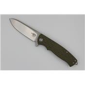 Couteau Bestech Knives Grampus Lame Acier D2 Manche Tan G-10 Linerlock BTKG02C - Free Shipping