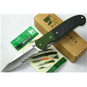 COUTEAU CRKT IGNITOR - Columbia River Ignitor Sport Serrated Green G10 Folding Speed Assist CR6855