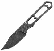 DTK4039B Dreamtech Neck Knife | Couteau Lame Clip Point Acier D2 Black | Manche G10 Black Étui kydex - Livraison Gratuite 