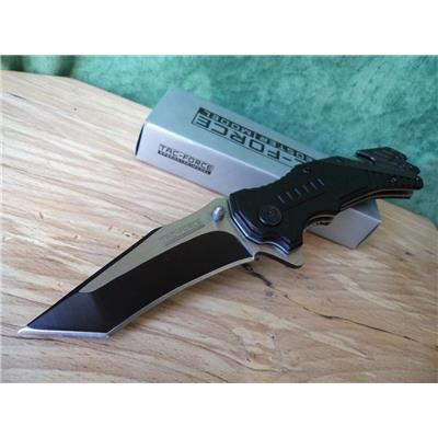 Couteau Speed Assist Tactical Rescue Tanto Acier Inox Manche Alu TF640 - Livraison Gratuite