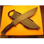 Buschraft Couteau de Survie Machette Kershaw Camp 10 Lame Carbone KS1077 - Free shipping