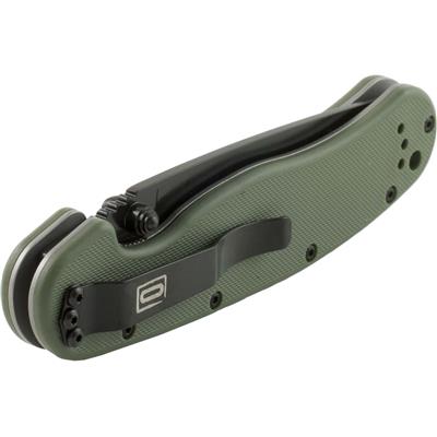 Couteau Ontario RAT-1 Acier AUS-8 Black Manche Fibre de Nylon OD green Linerlock ON8846OD - Free Shipping