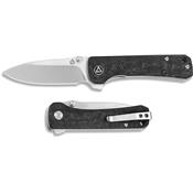 QS131C Couteau QSP Hawk Acier S35VN Manche Fibre de Carbone - Livraison Gratuite