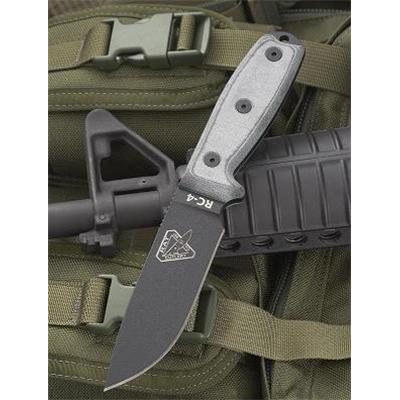 Couteau de Survie ESEE / RAT CUTLERY Model 4 Lame carbone 1095 Micarta Made in USA RC4P - Free Shipping