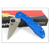 Couteau SPYDERCO Bleu FRN DELICA 4 SC11FPBL VG-10 JAPAN - Spyderco delica 4 bleu