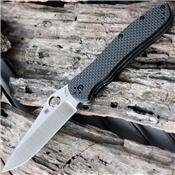 Couteau Spyderco Bradley 2 Acier CPM-M4 Manche Fibre de Carbone/G-10 SC134CFP2 - Livraison Gratuite