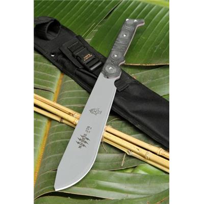 Couteau Machette Tops Machete 170 Acier Carbone 1095 Manche Micarta Tops Knives Made In USA TPMAC170 - Free Shipping