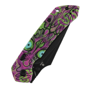 B1034H17 — Couteau Tenable Fenrir Lame Acier Nitro-V Satin Type Harpoon Manche Plaquettes G10 Noir Top Liner Lock Clip de poche Livraison Gratuite