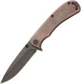 BR0473 Couteau Browning Rivet Copper Lame Acier D2 - Livraison Gratuite 