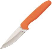 BR0554 Browning – Sharp Ridge Skinner | Lame Drop Point Acier 8Cr13MoV | Manche Caoutchouc Orange | Étui Nylon - Livraison Gratuite