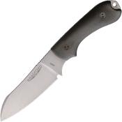 BRAD3SF102 Couteau Bradford Guardian 3 Lame Acier Bohler N690 Stonewash Manche Micarta Green Étui Cuir USA - Livraison Gratuite