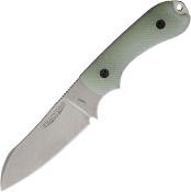 BRAD3SF107 Couteau Bradford Guardian 3 Sheepsfoot Lame Acier N690 Manche G10 Jade Étui Cuir USA | Livraison Gratuite