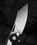 BTKG45A Couteau Bestech Kasta Black/White Lame Acier 154CM IKBS - Livraison Gratuite