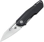 BTKG64A Couteau Bestech Toddler Black G10 Lame Reverse Tanto Acier Sandvik 14C28N Ball Bearing - Livraison Gratuite