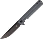 CBTSLGGRY Couteau CobraTec Streamline Gray Lame Trailing Point Acier D2 - Livraison Gratuite