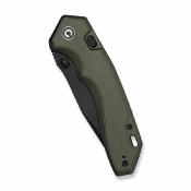 CE250933 — Couteau Civivi Elite Brova Top Liner Lock Lame Acier CPM S35VN Noir Manche Aluminium Vert Forêt Livraison Gratuite