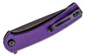 CIVC19026B4 Couteau Civivi Mini Asticus Purple Lame Acier 10Cr15CoMoV IKBS - Livraison Gratuite