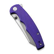 CIVC210432 Couteau CIVIVI P87 Purple Lame Acier Nitro-V Manche G10 IKBS - Livraison Gratuite