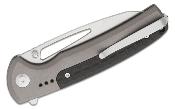 CIVC22025B2 Couteau CIVIVI Sentinel Gray/Black  Lame Acier K110 Stonewash Reverse Tanto IKBS - Livraison Gratuite