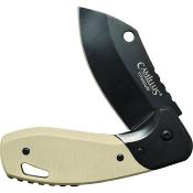 CM19602 Camillus Chonk – Couteau Pliant EDC | Lame Sheepsfoot Acier 440 Black | Manche G10 Beige/Acier Liner Lock - Livraison Gratuite