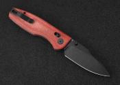 CMB08RB Couteau CMB Made Knives Predator Red Lame Acier D2 IKBS - Livraison Gratuite