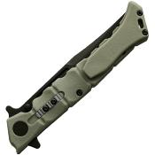 CS20NQLODBK Cold Steel Medium Luzon Od Green Lame Acier 8Cr13MoV Black - Livraison Gratuite