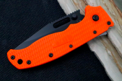 DEMAD205F13B Couteau Demko AD20.5 Shark Lock Orange Lame Acier AUS-10A Blk IKBS - Livraison Gratuite