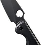 DGRF22FBBN Couteau DAGGERR Zhalo Lame Acier D2 Black DLC Manche Stainless Black Framelock - Livraison Gratuite
