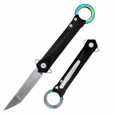 DTK3312GB Couteau Pliant Dreamtech | Lame Tanto Acier D2 Satin | Manche G10 Black Liner Lock - Livraison Gratuite