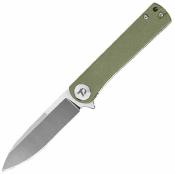 DTK3896MG Dreamtech – Couteau Lame Acier D2 Linerlock Manche Micarta Green – Livraison Gratuite