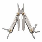 DXKNMT20 Dewalt MT20 Multi Tool – Outil multifonction 12-en-1 avec lame acier 440, poignées aluminium argenté, étui ceinture – Livraison Gratuite