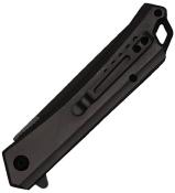 EE10A83SBK ElitEdge Couteau pliant EDC A/O Lame Drop Point Acier 3Cr13 Manche ABS noir – Ouverture assistée Linerlock - Livraison Gratuite