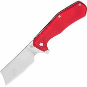 G3924 Couteau Gerber Asada Red | Lame Cleaver Acier 7Cr17MoV | Manche Aluminium Red & Frame Lock - Livraison Gratuite