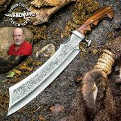 GH5053 Machette Gil Hibben Master Bushcraft | Lame Acier 1075 Carbon Steel | Manche Noyer & Housse Nylon - Livraison Gratuite